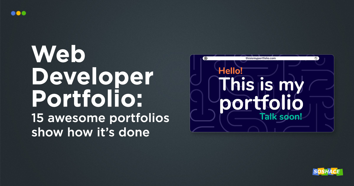 Web Developer Portfolio: The Definitive 2019 Guide with 15 Portfolio ...