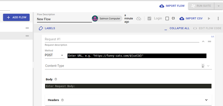 Adding a Test view on the dashboard