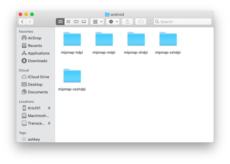 Generate app icon to android Generate app icon to android