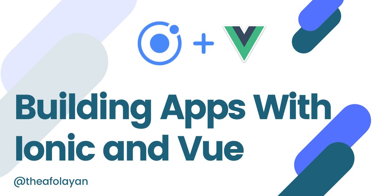 Building Mobile Apps With Vue3 and Ionic — Soshace Digital Blog
