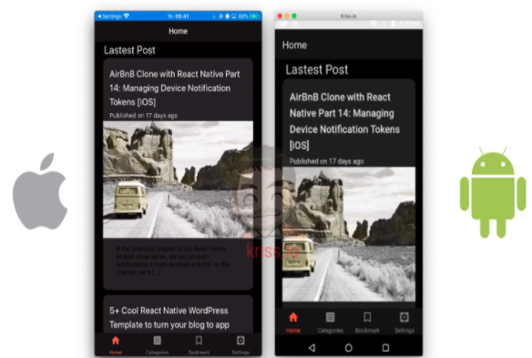Trigger dark mode in React Native