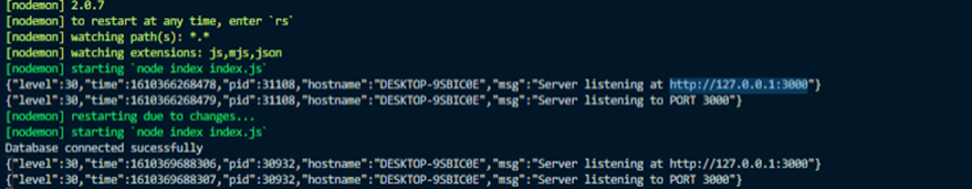 Reloading Fastify server Reloading Fastify server