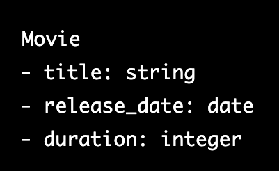 Movie schema