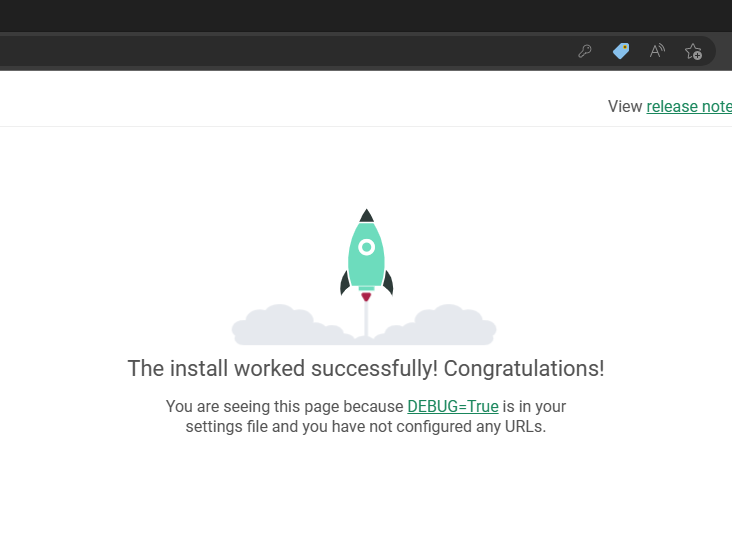 Front page of the web application