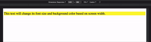 Media queries. Window resize effect. Media queries. Window resize effect.