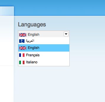 Drop-down menu Image source: Drupal