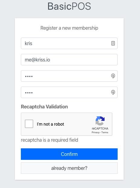 this image show result when we didn't verify ReCaptcha