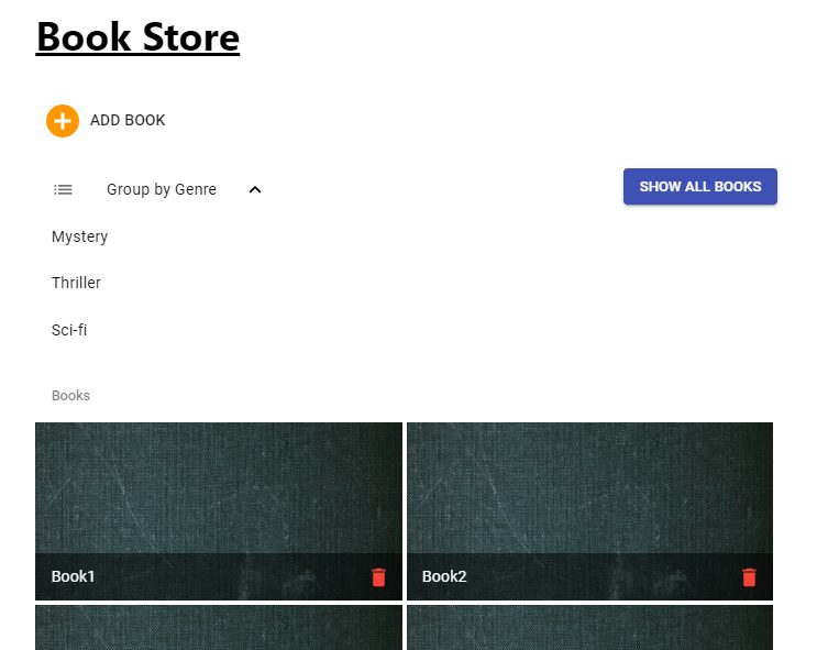 Image of the application we are going to create