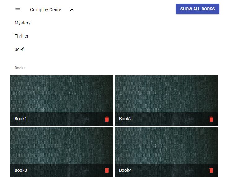 Group by Genre list gets displayed