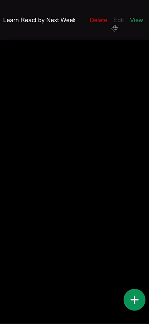 An image of the process of deleting a task