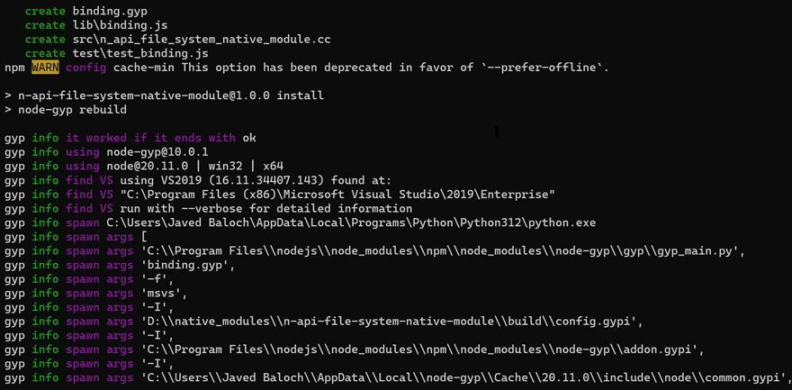 Yeoman generator in action and finalizing the project setup